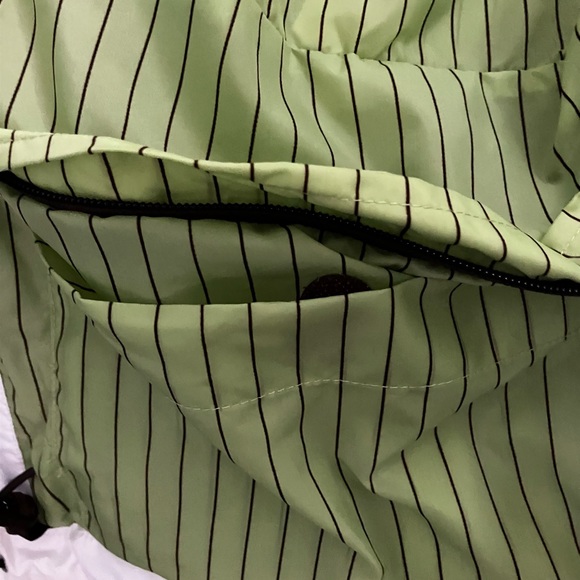 Foursquare Mens Large White/Green Hooded Snowboard Parka 25k Insulated Jacket - Picture 12 of 15